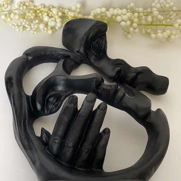 Modern Art Abstract Sculpture Embraced - Picture 7 of 9